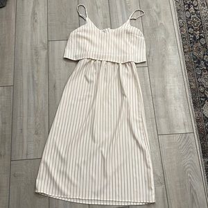 Size small striped spaghetti strap dress